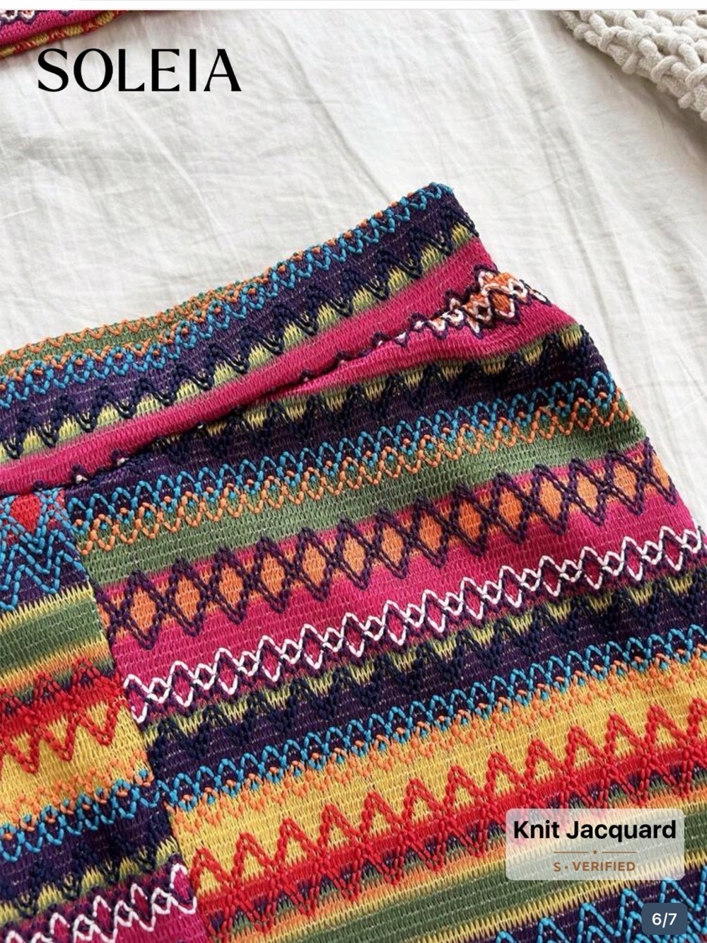 NEW: SHEIN Pink and Multicolor Knit Tube Top & Short Set - Picture 5 of 9